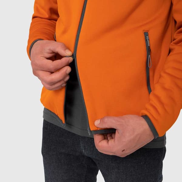 Wildcountry Stamina Sweatshirt Med Dragkedja Orange 2XL Man
