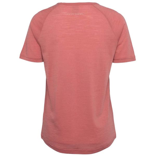 Kari Traa Sanne Wool T-shirt Med Korta ärmar Rosa S Kvinna