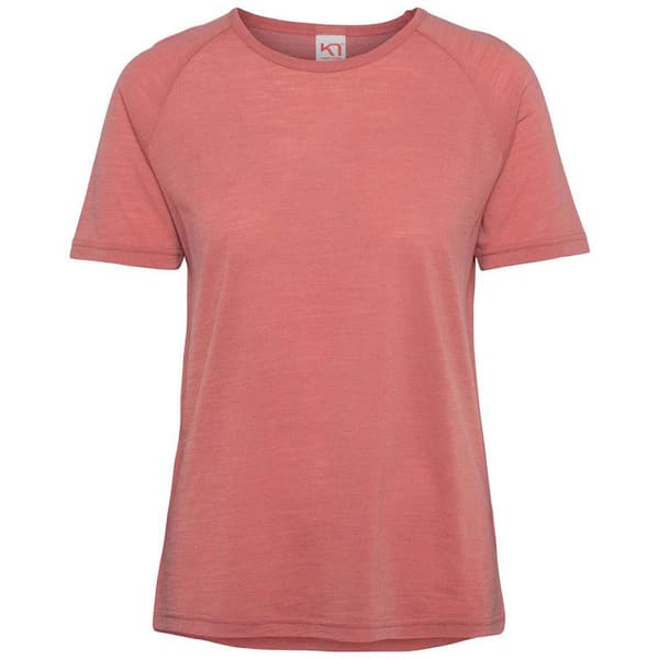 Kari Traa Sanne Wool T-shirt Med Korta ärmar Rosa L Kvinna