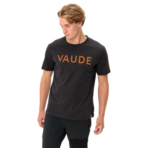 Vaude Graphic T-shirt Med Korta ärmar Svart M Man