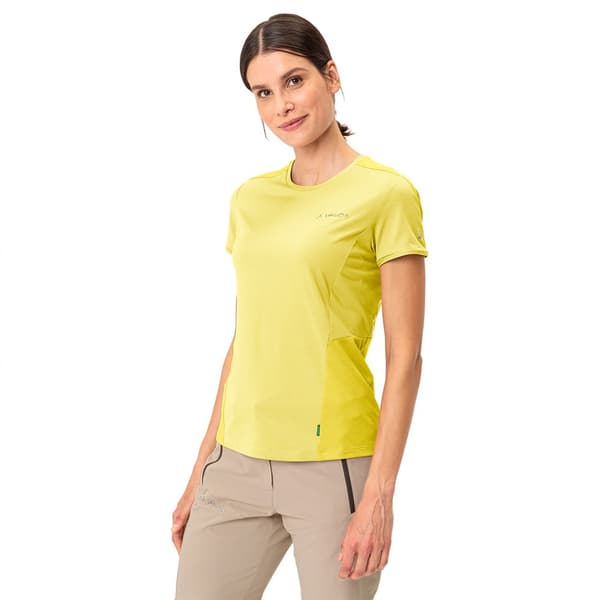 Vaude Elope T-shirt Med Korta ärmar Gul 38 Kvinna