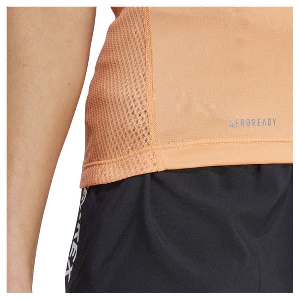 Adidas Xpr Singlet ärmlös T-shirt Orange L Kvinna