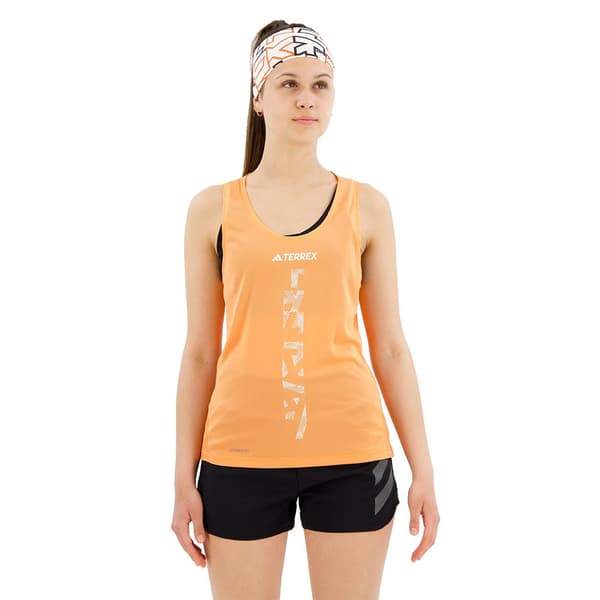 Adidas Xpr Singlet ärmlös T-shirt Orange L Kvinna