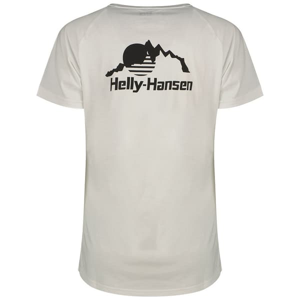 Helly Hansen Nord Graphic Drop T-shirt Med Korte ærmer Hvid XS Kvinde