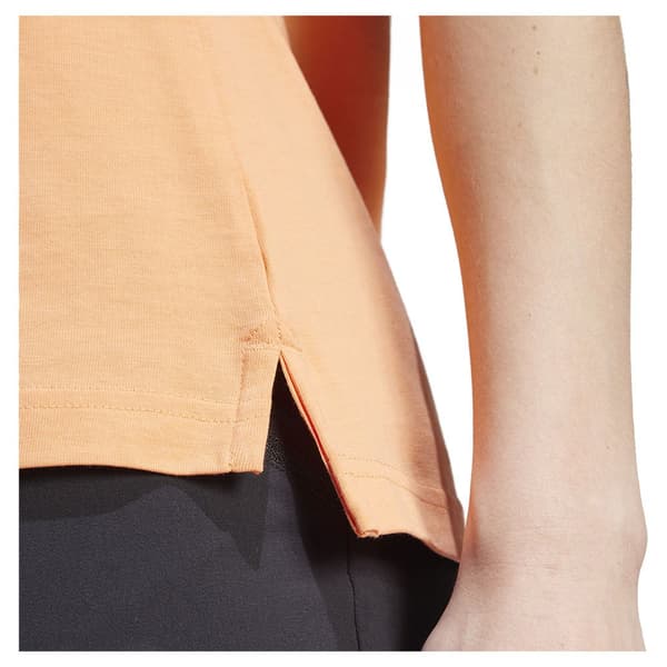 Adidas Xpl Logo ärmlös T-shirt Orange L Kvinna