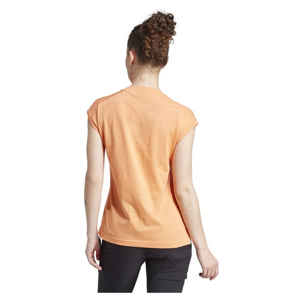 Adidas Xpl Logo ärmlös T-shirt Orange L Kvinna