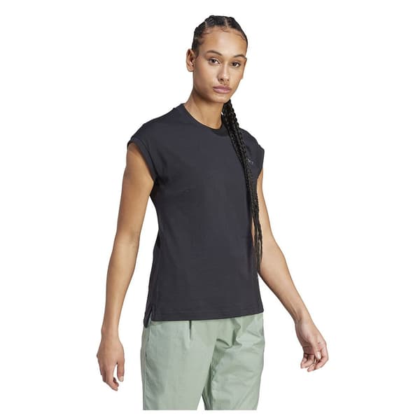Adidas Xpl Logo T-shirt Med Korta ärmar Svart S Kvinna
