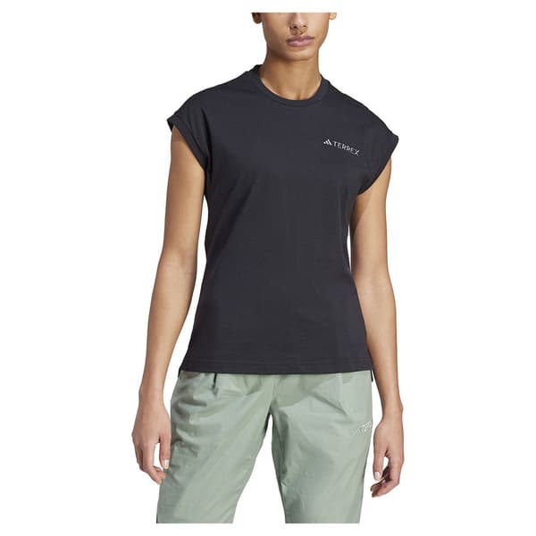 Adidas Xpl Logo T-shirt Med Korta ärmar Svart S Kvinna