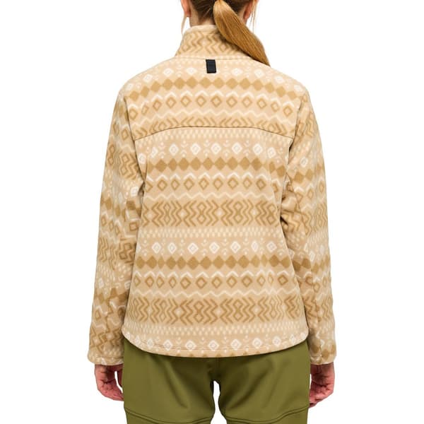 Haglofs Mora Mid Kokovetoketjullinen Collegepaita Beige XS Nainen