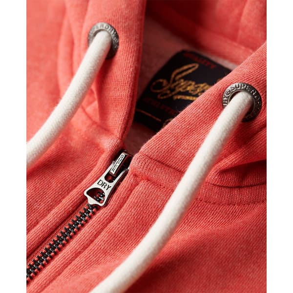 Superdry Super Athletic Graphic Sweatshirt Med Dragkedja Orange XS Kvinna