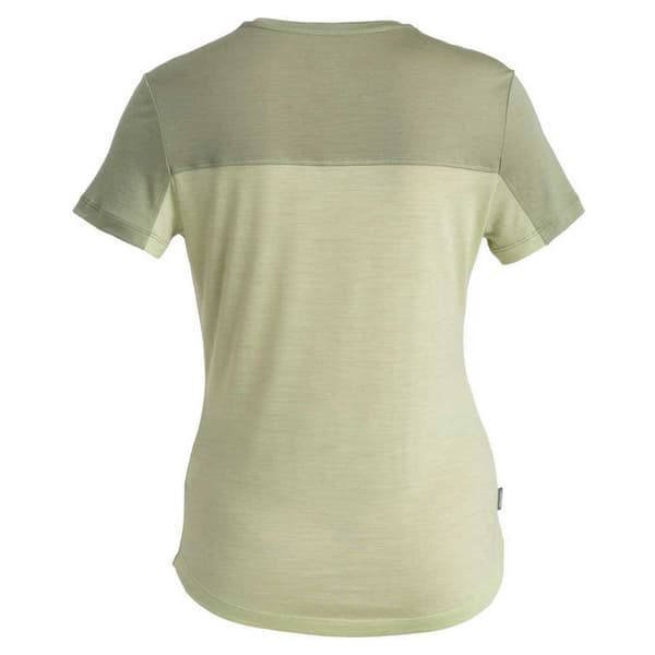 Icebreaker Merino 125 Cool-lite Sphere Iii Colour Block Lyhythihainen T-paita Beige XS Nainen