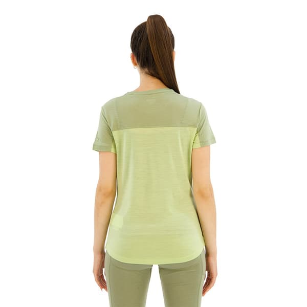Icebreaker Merino 125 Cool-lite Sphere Iii Colour Block Lyhythihainen T-paita Beige XS Nainen