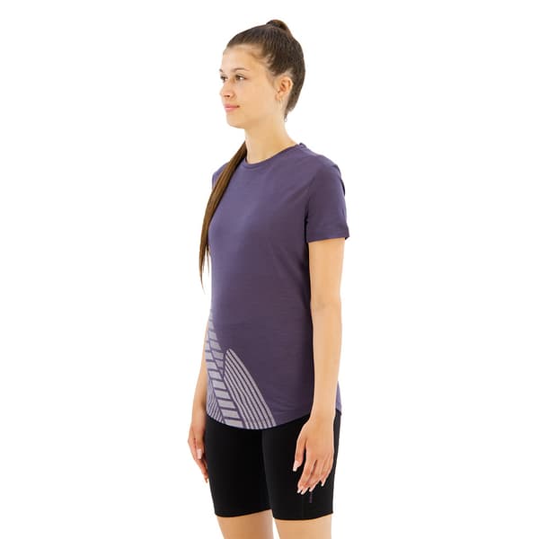Icebreaker Merino 125 Cool-lite Sphere Iii Peak Quest Lyhythihainen T-paita Harmaa XS Nainen