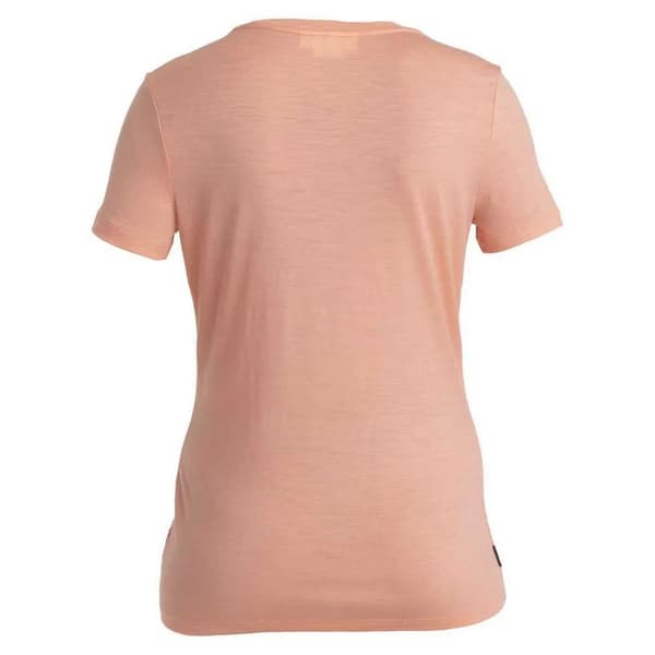 Icebreaker Merino 150 Tech Lite Iii Scoop Through The Woods T-shirt Med Korte ærmer Orange L Kvinde