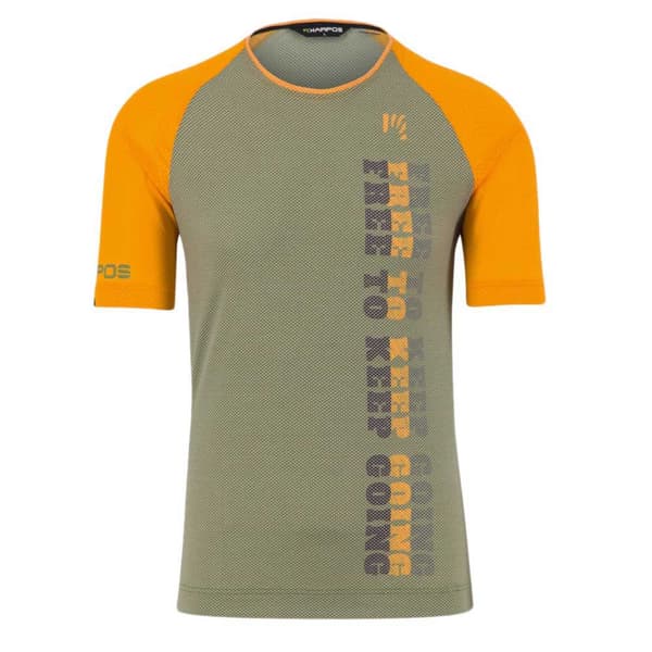 Karpos Moved Evo T-shirt Med Korta ärmar Gul M Man