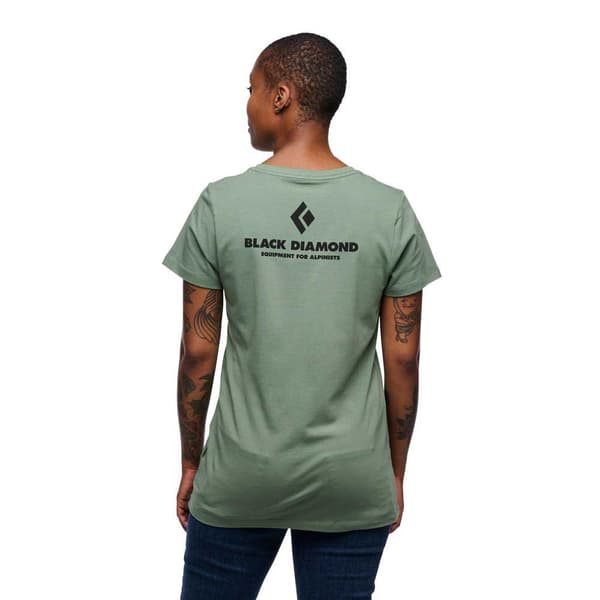 Black Diamond Equipment For Alpinists Lyhythihainen T-paita Vihreä S Nainen