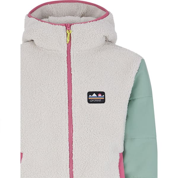 Protest Mixi Sweatshirt Med Dragkedja Vit 104 cm Pojke