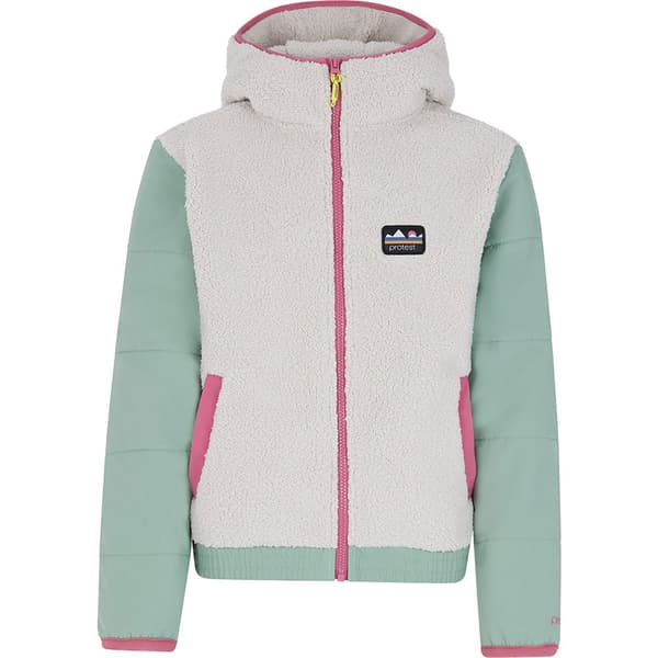 Protest Mixi Sweatshirt Med Dragkedja Vit 104 cm Pojke