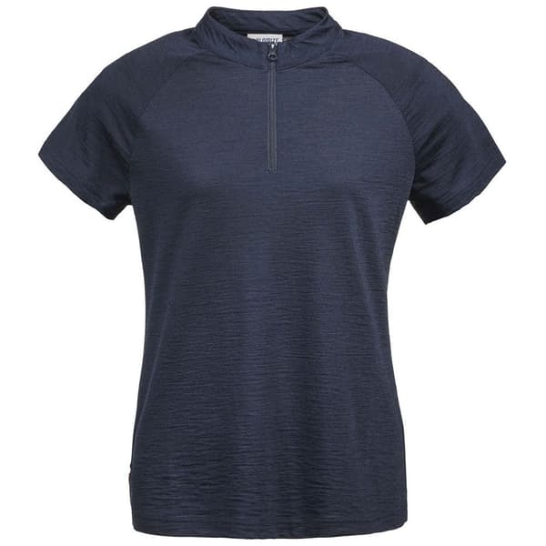 Dolomite Cristallo merino Zip T-shirt Med Korta ärmar Blå S Kvinna