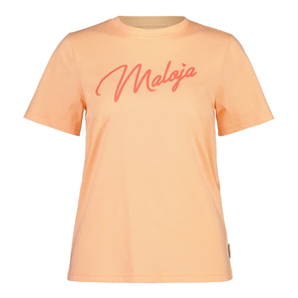 Maloja Hörnlem T-shirt Med Korte ærmer Orange M Kvinde