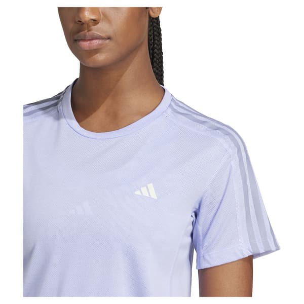 Adidas Own The Run 3 Stripes Lyhythihainen T-paita S Nainen