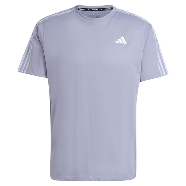 Adidas Own The Run 3 Stripes T-shirt Med Korte ærmer  L / Regular Mand