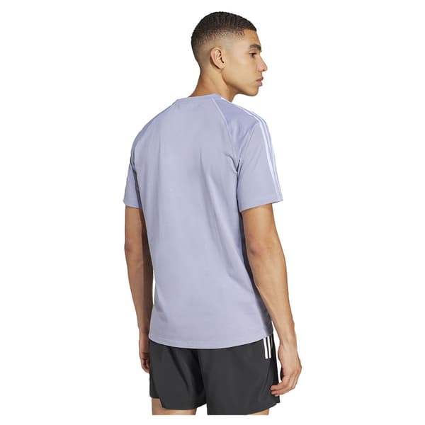 Adidas Own The Run 3 Stripes T-shirt Med Korta ärmar S / Regular Man