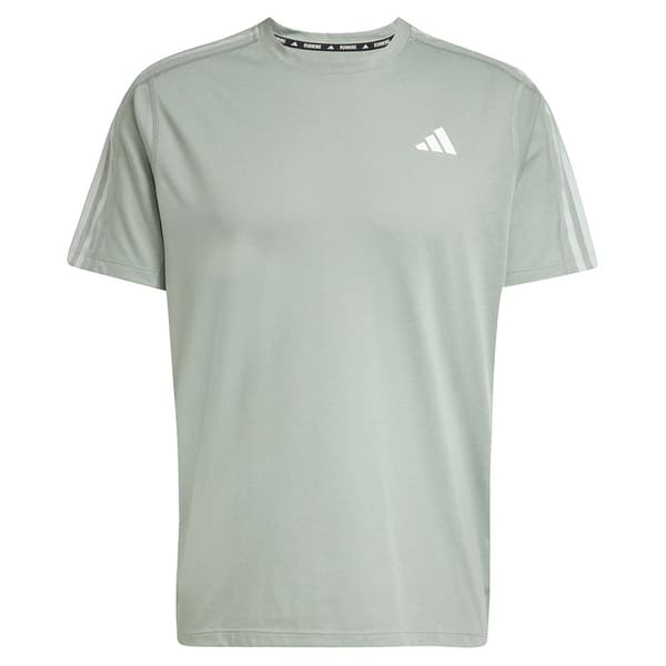 Adidas Own The Run 3 Stripes T-shirt Med Korta ärmar XL / Regular Man
