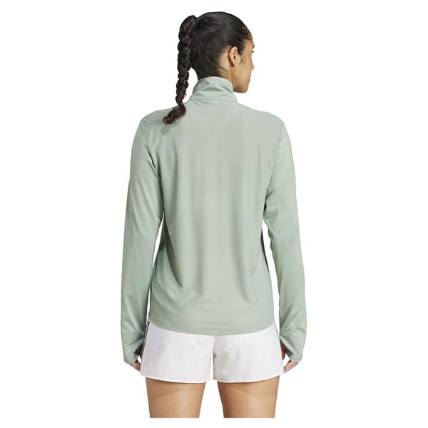 Adidas Own The Run Halv Lynlås Sweatshirt  M Kvinde