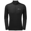 Miniatyrbild 1 av 3: Montane Dart Halv Dragkedja Långärmad T-shirt Svart XS Man