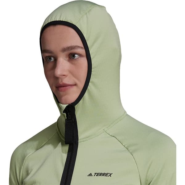 Adidas Txfloocelt Kokovetoketjullinen Collegepaita Vihreä S Nainen