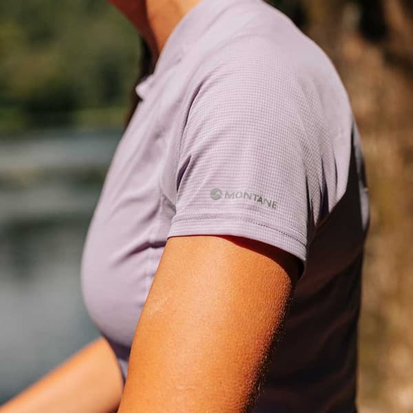 Montane Dart Nano Zip T-shirt Med Korta ärmar Rosa S Kvinna