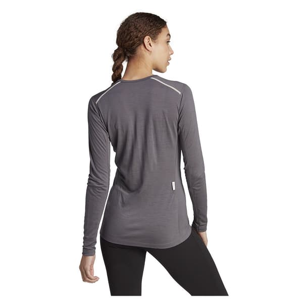 Adidas Xperior Merino 150 Baselayer T-shirt Med Lång ärm Grå S Kvinna