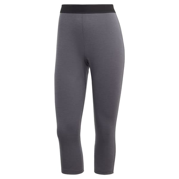 Adidas Xperior Merino 260 Baselayer 3/4 Leggingsit Harmaa S Nainen
