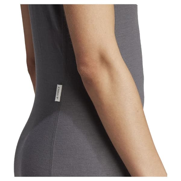 Adidas Xperior Merino 200 Baselayer T-shirt Med Korta ärmar Grå XS Kvinna