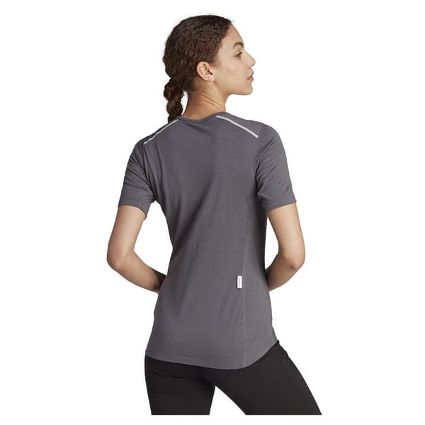 Adidas Xperior Merino 200 Baselayer T-shirt Med Korte ærmer Grå XL Kvinde