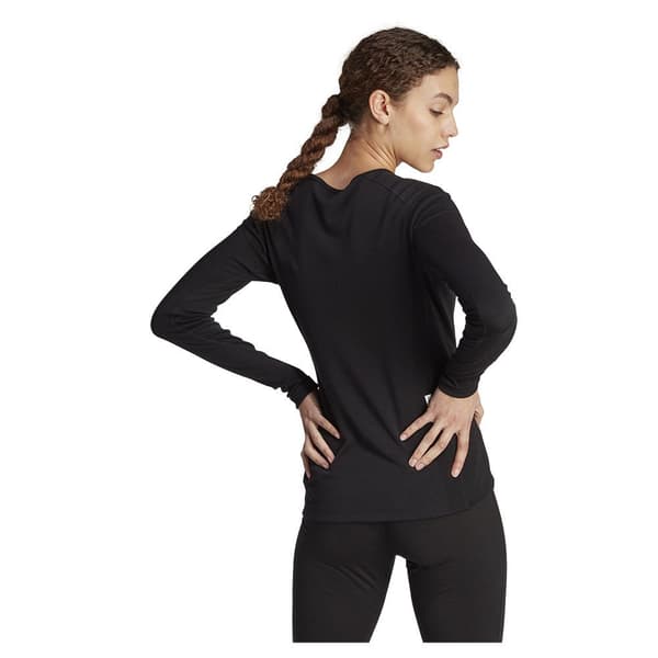 Adidas Xperior Merino 260 Baselayer T-shirt Med Lång ärm Svart L Kvinna