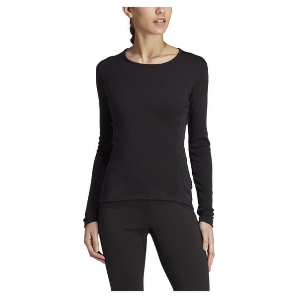 Adidas Xperior Merino 260 Baselayer T-shirt Med Lång ärm Svart L Kvinna
