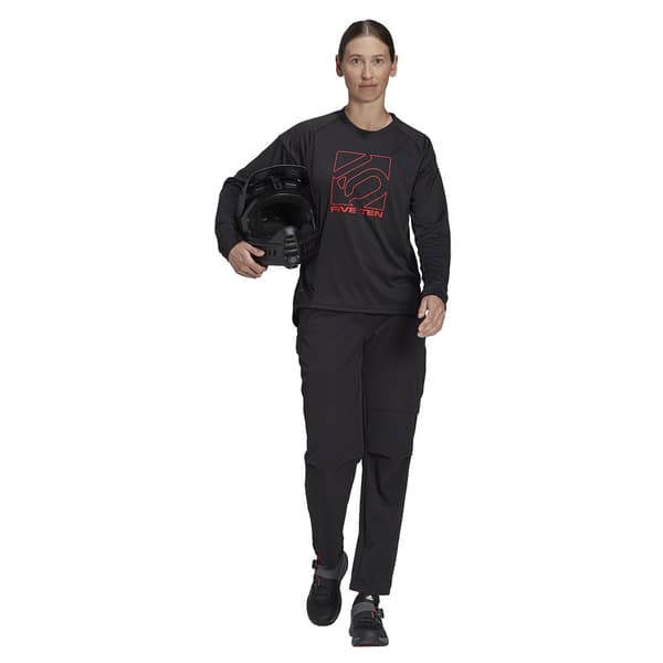 Five Ten Hg1299 T-shirt Med Lange ærmer Sort XS Kvinde