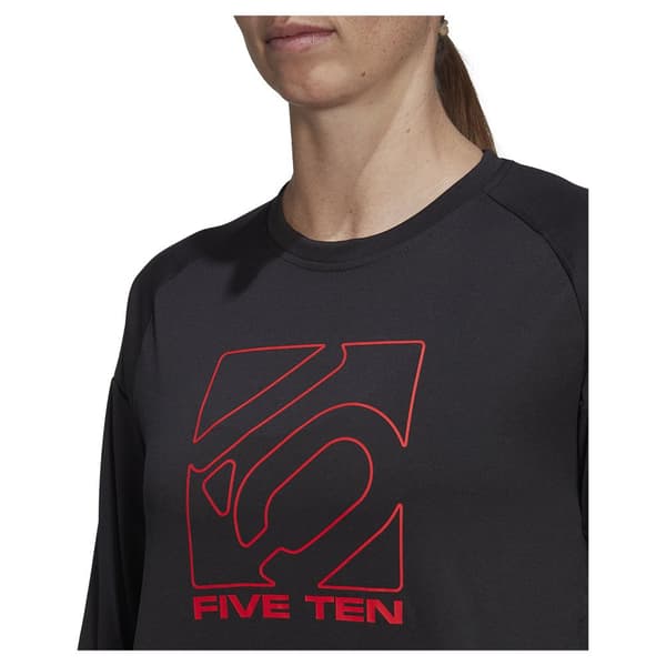 Five Ten Hg1299 T-shirt Med Lange ærmer Sort XS Kvinde