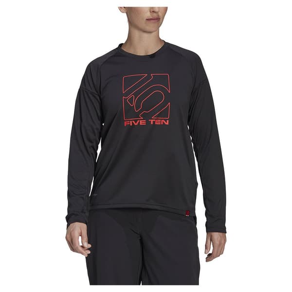 Five Ten Hg1299 T-shirt Med Lång ärm Svart XS Kvinna