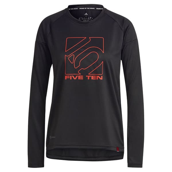 Five Ten Hg1299 T-shirt Med Lange ærmer Sort M Kvinde