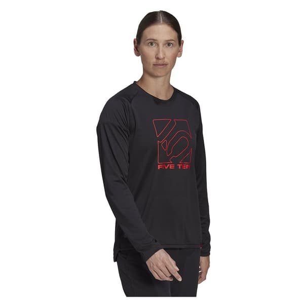 Five Ten Hg1299 T-shirt Med Lange ærmer Sort M Kvinde