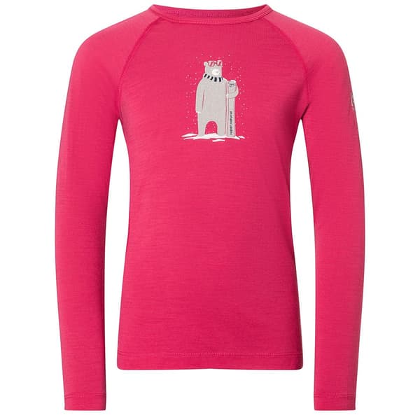 Super.natural Bennie Bear175 T-shirt Med Lång ärm Rosa 140 cm