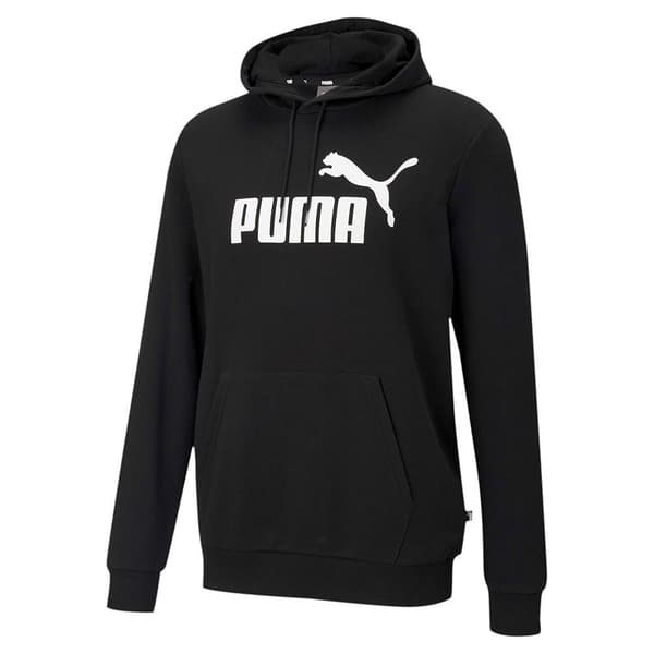 Puma Essential Big Logo Huvtröja Svart XL Man