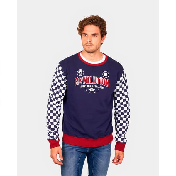 Skull Rider Revolution Tröja Blå 2XL Man