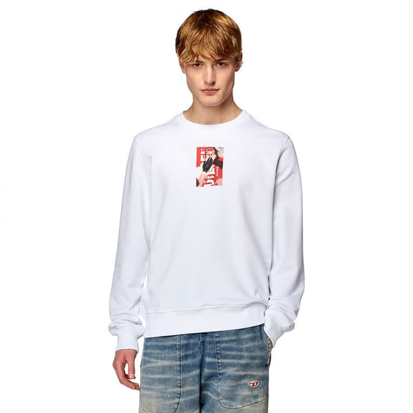Diesel Ginn N1 Sweatshirt Hvid L Mand