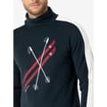 Miniatyrbild 1 av 2: Super.natural Kryssede Ski Roll Neck T-shirt Med Lång ärm Blå M Man