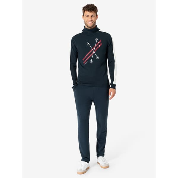 Super.natural Kryssede Ski Roll Neck T-shirt Med Lange ærmer Blå XL Mand
