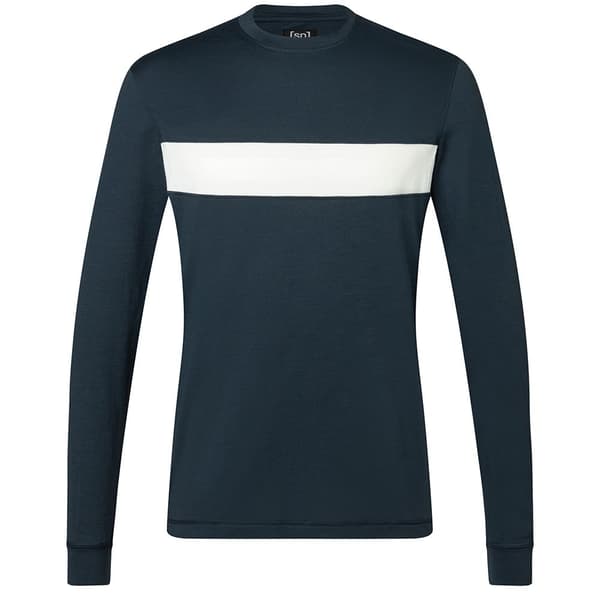 Super.natural Montana T-shirt Med Lange ærmer Blå L Mand